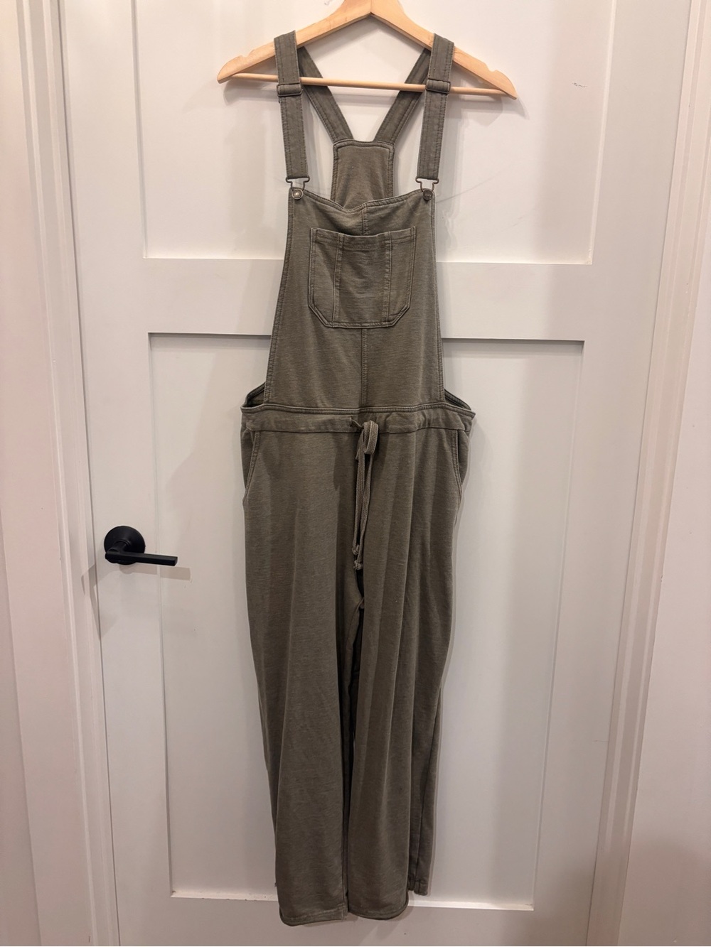 Wallflower Olive Green Women's cotton romper overalls